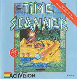 Box cover for Time Scanner on the Commodore Amiga.