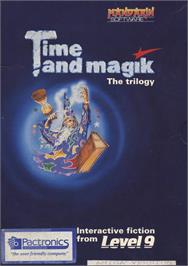 Box cover for Time and Magik: The Trilogy on the Commodore Amiga.