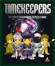 Box cover for Timekeepers on the Commodore Amiga.
