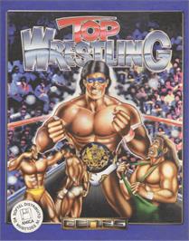 Box cover for Top Wrestling on the Commodore Amiga.