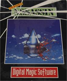 Box cover for Trained Assassin on the Commodore Amiga.