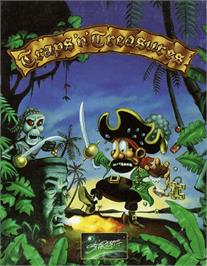 Box cover for Traps 'n' Treasures on the Commodore Amiga.