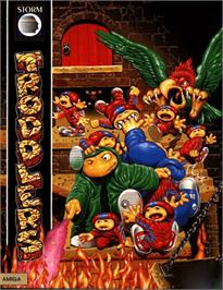 Box cover for Troddlers on the Commodore Amiga.
