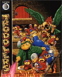 Box cover for Troddlers on the Commodore Amiga.