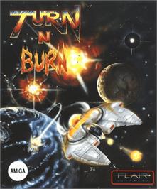 Box cover for Turn n' Burn on the Commodore Amiga.