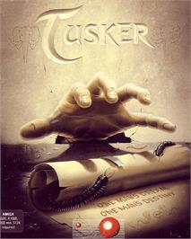 Box cover for Tusker on the Commodore Amiga.