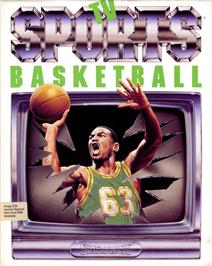 Box cover for Tv Sports Basketball on the Commodore Amiga.