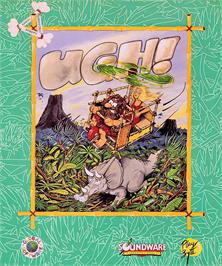 Box cover for Ugh! on the Commodore Amiga.