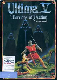 Box cover for Ultima V: Warriors of Destiny on the Commodore Amiga.