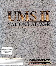Box cover for Ums 2 - Nations At War on the Commodore Amiga.