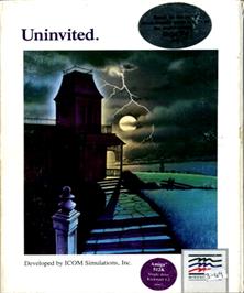 Box cover for Uninvited on the Commodore Amiga.