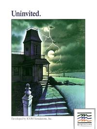 Box cover for Uninvited on the Commodore Amiga.