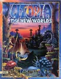 Box cover for Utopia - The New Worlds on the Commodore Amiga.