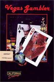 Box cover for Vegas Gambler on the Commodore Amiga.