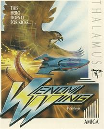 Box cover for Venom Wing on the Commodore Amiga.