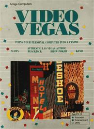 Box cover for Video Vegas on the Commodore Amiga.
