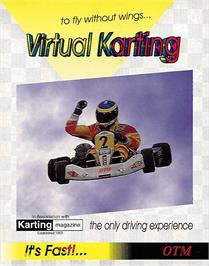 Box cover for Virtual Karting on the Commodore Amiga.