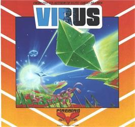 Box cover for Virus on the Commodore Amiga.