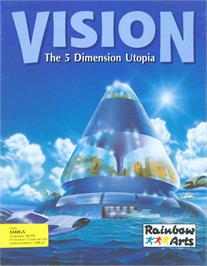 Box cover for Vision - The 5 Dimension Utopia on the Commodore Amiga.