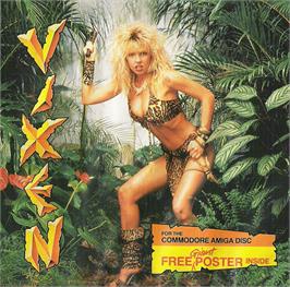 Box cover for Vixen on the Commodore Amiga.