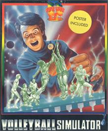 Box cover for Volleyball Simulator on the Commodore Amiga.