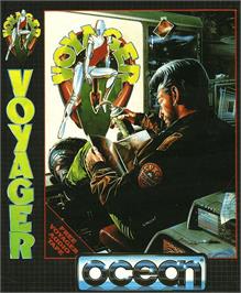 Box cover for Voyager on the Commodore Amiga.