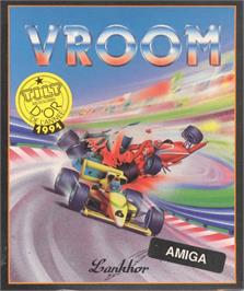 Box cover for Vroom on the Commodore Amiga.