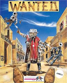 Box cover for Wanted on the Commodore Amiga.