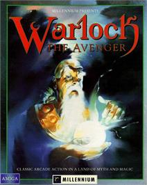 Box cover for Warlock - The Avenger on the Commodore Amiga.