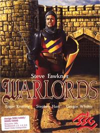 Box cover for Warlords on the Commodore Amiga.