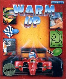 Box cover for Warm-up on the Commodore Amiga.