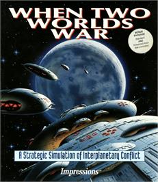 Box cover for When Two Worlds War on the Commodore Amiga.