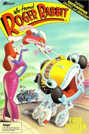 Box cover for Who Framed Roger Rabbit? on the Commodore Amiga.