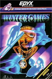 Box cover for Winter Games on the Commodore Amiga.