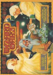 Box cover for Wizard Warz on the Commodore Amiga.