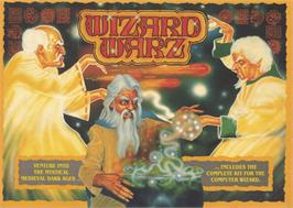 Box cover for Wizard Warz on the Commodore Amiga.