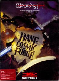 Box cover for Wizardry - Bane Of The Cosmic Forge on the Commodore Amiga.