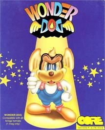 Box cover for Wonder Dog on the Commodore Amiga.