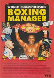 Box cover for World Championship Boxing Manager on the Commodore Amiga.