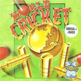 Box cover for World Cricket on the Commodore Amiga.