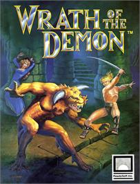 Box cover for Wrath Of The Demon on the Commodore Amiga.