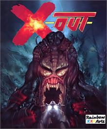 Box cover for X-Out on the Commodore Amiga.