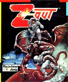 Box cover for Z-Out on the Commodore Amiga.