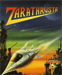 Box cover for Zarathrusta on the Commodore Amiga.