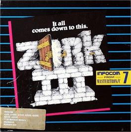 Box cover for Zork III: The Dungeon Master on the Commodore Amiga.