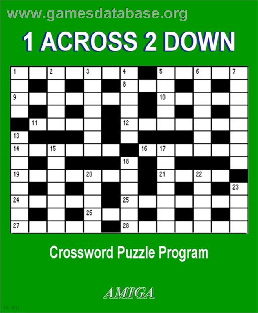 1 Across 2 Down - Commodore Amiga - Artwork - Box