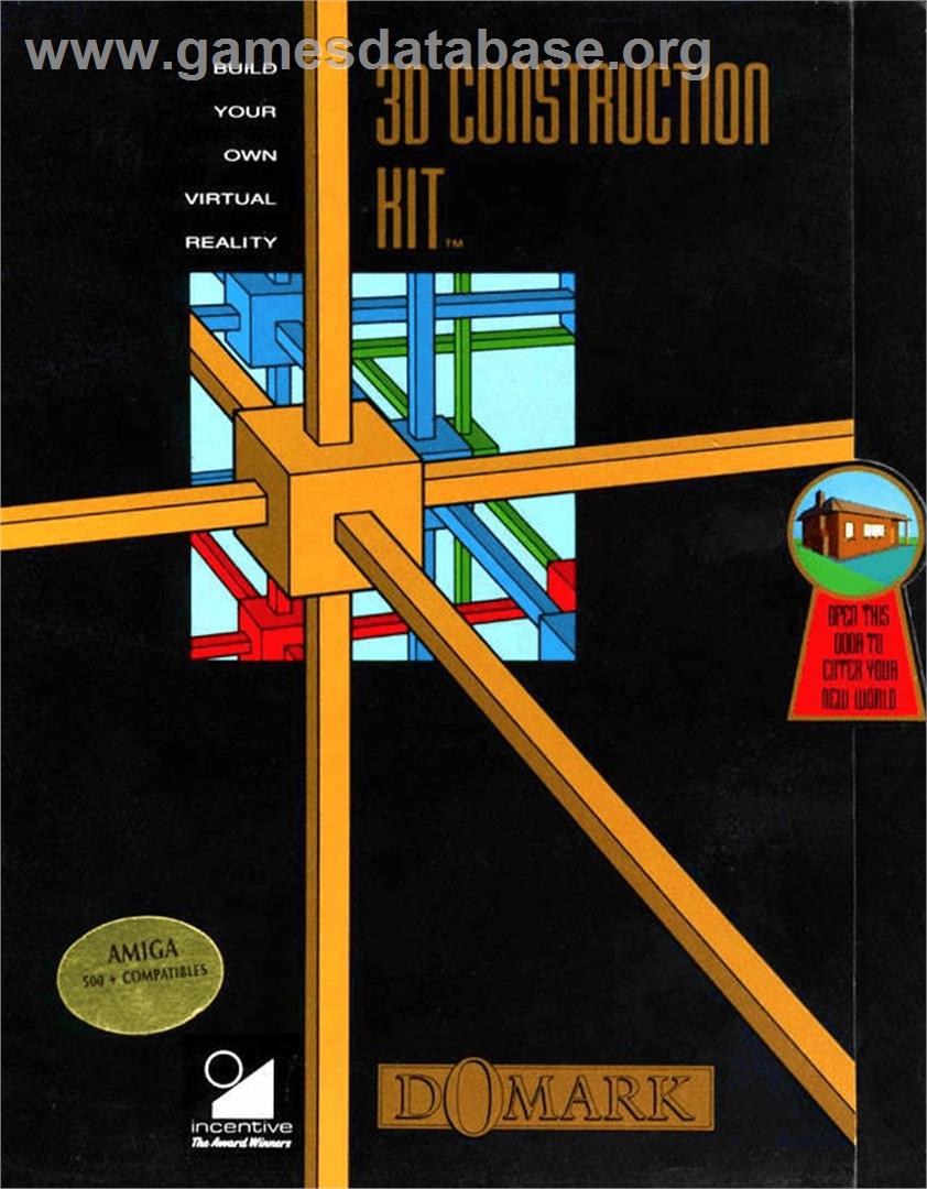 3d Construction Kit - Commodore Amiga - Artwork - Box
