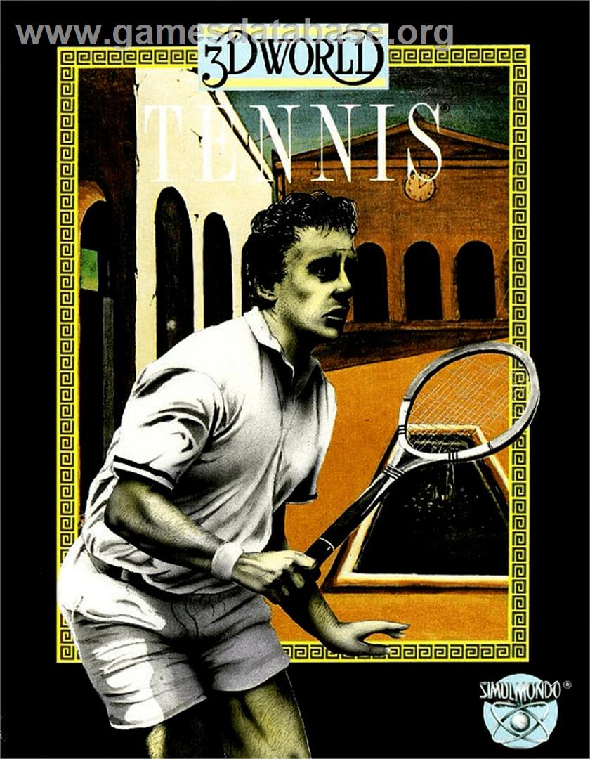 3d World Tennis - Commodore Amiga - Artwork - Box