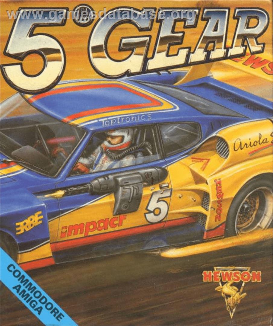 5th Gear - Commodore Amiga - Artwork - Box