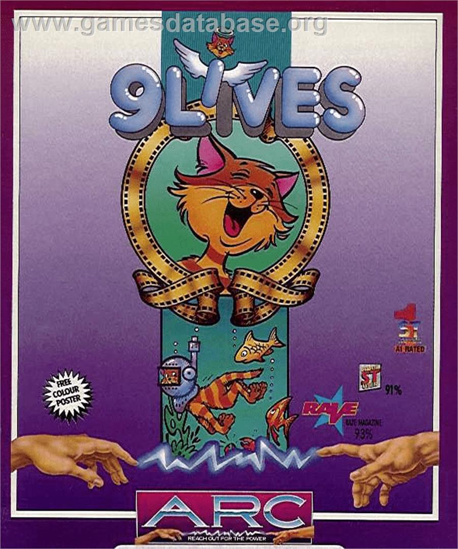 9 Lives - Commodore Amiga - Artwork - Box